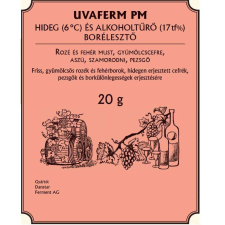  UVAFERM PM 20 G - hidegen erjesztő kezelőanyag rosé-hez, fehérborhoz, gyümölcscefréhez, aszúhoz,... borászati kellék