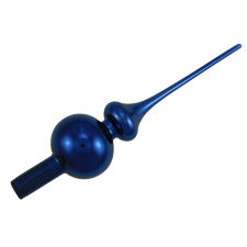  Üveg csúcsdísz Sötétkék 26 cm x 6 cm karácsonyfadísz