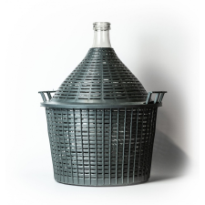  Üveg Demizson 5 L-es Műanyag Borítású borászati kellék