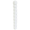  Üveg dildó Snowball – elegáns kényeztetés 12,6 cm-en