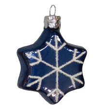  Üveg gömb Sötétkék 5 cm karácsonyfadísz