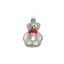  Üveg medve forma karácsonyfadísz