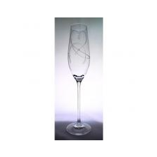  Üveg pohár swarovski dísszel pezsgõ 210ml átlátszó S/2 tányér és evőeszköz