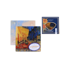 Üveg poháralátét 10,5x10,5cm, Van Gogh: Kávéház éjjel konyhai eszköz