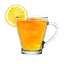 . Üvegbögre, 6 db-os szett, 25 cl &quot;TeaTime&quot; bögrék, csészék