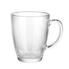 . Üvegbögre, 6 db-os szett, 360 ml "TeaTime" bögrék, csészék