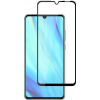  Üvegfólia Huawei Y9s - Super kemény tokbarát fólia fekete kerettel