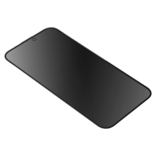  Üvegfólia iPhone 16e - matt üvegfólia fekete kerettel mobiltelefon kellék