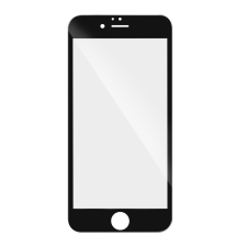  Üvegfólia iPhone 7 / 8 - 5D full glue, kemény tokbarát fólia fekete kerettel mobiltelefon kellék