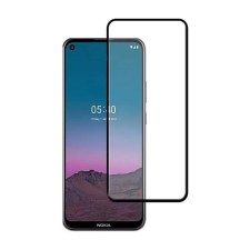  Üvegfólia Nokia 5.4 - Full glue, super kemény tokbarát fólia fekete kerettel mobiltelefon kellék
