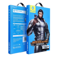 Üvegfólia Samsung Galaxy A56 5G - Mr. Monkey 5D üvegfólia fekete kerettel mobiltelefon kellék