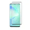  Üvegfólia Samsung Galaxy S20 - 5D full glue, super kemény tokbarát fólia fekete kerettel (az íves részre is ráhajlik, ujjlenyomat olvasónál kivágással)