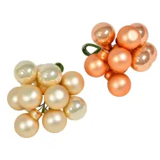  Üveggömb pick gyöngy fényes-matt mix 2cm 10db-os dekorációs kellék