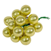  Üveggömb pick pisztácia fényes 2cm 12db-os