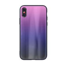 Üveghátlap Huawei Y6 2019 Aurora Üveghátlap - Rózsaszín tok és táska