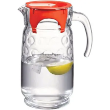 . Üvegkancsó fedővel, üveg, 1,5l konyhai eszköz