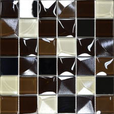  Üvegmozaik Mosavit Kubic chocolate 30x30 cm matt/fényes KUBICCHO járólap