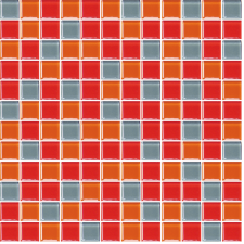 Üvegmozaik Premium Mosaic multicolour 30x30 cm fényes MOS25MIX3 csempe