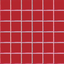  Üvegmozaik Premium Mosaic piros 31x31 cm fényes MOS50RE csempe