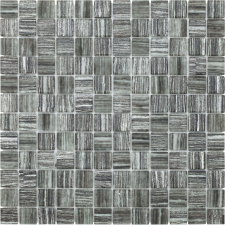 Üvegmozaik Premium Mosaic szürke 30x30 cm matt/fényes MOS23TEXGY csempe