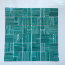  Üvegmozaik Premium Mosaic turquoise 30x30 cm fényes MOS4823MIX3HP csempe