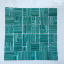 Üvegmozaik Premium Mosaic turquoise 30x30 cm fényes MOS4823MIX3HP csempe
