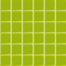  Üvegmozaik Premium Mosaic zöld 31x31 cm fényes MOS50PI csempe