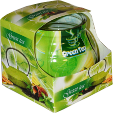  Üvegpoharas illatmécses zöldtea 70 mm x 75 mm gyertya