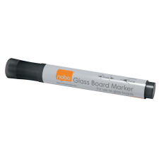 Üvegtábla marker, NOBO, fekete filctoll, marker