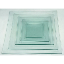  Üvegtál négyzet 10cm x 10cm dekorálható tárgy
