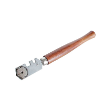  üvegvágó, fanyelű; 6 kerekes, 130mm csempevágó