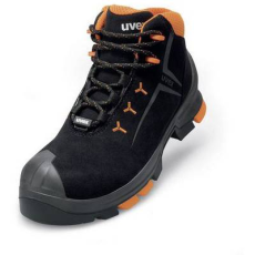 Uvex 2 6509243 ESD biztonsági csizma S3 Méret: 43 Fekete, Narancs 1 pár (6509243)