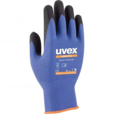 Uvex Athletic Lite védőkesztyű mikrohabbal mártott poliamid, kék/fekete, 11