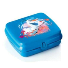Uzsidoboz/uzsonnás doboz, Nagy, Frozen Olaf kék - Tupperware babaétkészlet