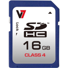 V7 - 16GB SD CARD + Adapter CL4 RETAIL - VASDH16GCL4R-2E memóriakártya