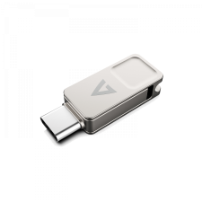 V7 64GB Dual USB Type-C / USB-A 3.2 Gen1 Pendrive - Ezüst pendrive