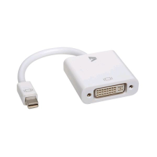 V7 adapter Mini DisplayPort apa -> DVI anya fehér (CBL-MD1WHT-5E) (CBL-MD1WHT-5E) kábel és adapter