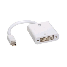 V7 adapter Mini DisplayPort apa -&gt; DVI anya fehér (CBL-MD1WHT-5E) kábel és adapter