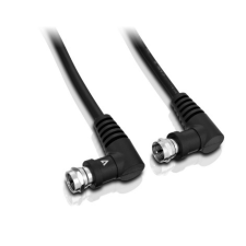 V7 Koaxális antenna kábel 3.0m - Fekete kábel és adapter