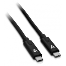 V7 USB 2.0 Type C Összeköto Fekete 2m V7UCC-2M-BLK-1E kábel és adapter