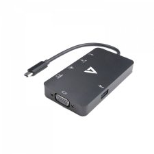 V7 USB-C -> 2xUSB-A+RJ45+HDMI+VGA+USB-C adapter (V7UC-U3CRJ45HDVG-BLK) (V7UC-U3CRJ45HDVG-BLK) laptop kellék
