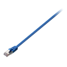 V7 - UTP Cat6 patch kábel 0,5m - V7CAT6UTP-50C-BLU-1E kábel és adapter