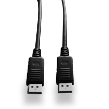 V7 V7DP2DP-6FT-BLK-1E DisplayPort - DisplayPort Kábel 1.8m Fekete kábel és adapter