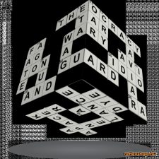 V-Cube 3x3 versenykocka, Keresztrejtvény logikai játék