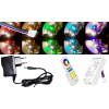 V-tac 10m hosszú 27Wattos, 1 zónás FUT088 RF távirányítós, adapteres RGB-NW LED szalag (600db 5050 SMD LED)