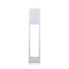 V-tac 10W kültéri LED lámpa oszlop 80 cm, természetes fehér, fehér házzal - SKU 20117 kültéri világítás