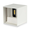 V-tac 11W kültéri, fehér, szögletes, fali LED lámpa meleg fehér, 120 Lm/W - SKU 218527