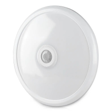 V-tac 12W mennyezeti LED lámpa, mozgásérzékelővel, hideg fehér - SKU 21809 világítás