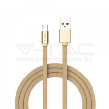 V-tac 1M Micro USB kábel arany rubin széria - 8495 mobiltelefon kellék