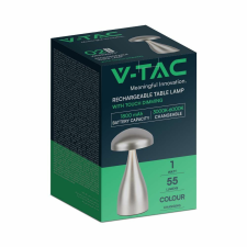 V-tac 1W pezsgőarany, érintéssel vezérelhető akkumulátoros LED gomba alakú lámpa, CCT - SKU 7897 világítás